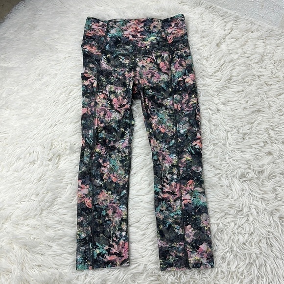 lululemon athletica Pants - Lululemon Fast & Free Crop II *Nulux 19" Dappled Daze Multi